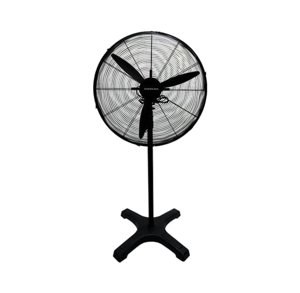 condura-heavy-duty-industrial-stand-fan-26-inches-black-front-view-condura-philippines